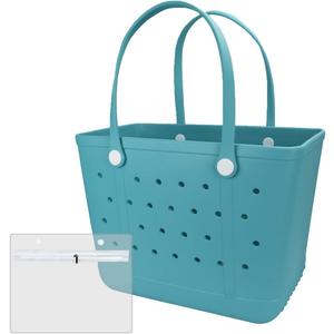 Extra Large Rubber Tote Bag Beach Bag, Washable Durable Open Beach Tote Bag, Travel Totes Bag for Pool Boat Sports | Beach Bag, Washable, Durable, Open Beach, Travel Totes Bag, Pool