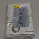 YoungsTex Light Grey Linen Curtains 54 Inch Length for Short Windows, Light Filtering Drapes with Bronze Grommet Privacy for Bathroom Bedroom Living Room, 2 Panels, 42 X 54 Inch