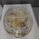 fanquare 3-Tier Floral Royal Cupcake Stand, Vintage Fruit Plate with Gold Trim, Dessert Stand for Birthday, Wedding, Tea Party