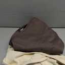 OQQ Women's 2 Piece Bodysuits Sexy Ribbed Sleeveless Square Neck Tank Tops Leotard 2025 Trendy Outfits (XX-Large,Tea Beige)