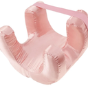 Face Pillow for Wrinkles, Side Sleeper Pillow, Portable Face Down Pillow, Stable Support Pillows, Reduce Facial Compression Pillows, Fit Head Neck Pillows Suitable for Sleeping(Pink)