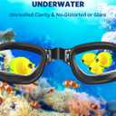 Aegend Swim Goggles, Swimming Goggles No Leaking Full Protection Adult Men Women Youth (Black Clear)
