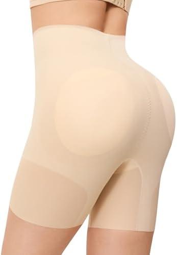 Nebility Butt Lifting Shapewear with Butt Pads - High Waist Padded Underwear for Women, Hip Enhancer Booty Lifter Shorts, Size Small
