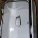 Amazon Basics 3-In-1 Portable Air Conditioner, 10000 BTU (ASHRAE), Cools Up to 450 Sqf, Portable AC with Cool/Dry (Dehumidifier)/Fan-Only Functions, Auto Mode, Sleep Mode, Timer, White