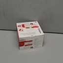 Cuisipro Jars with Lids, 6 Oz Glass Jars with Airtight Lid Wide Mouth, 4 Pack, Canning Jars for Liquid, Glass Container for Yogurt, Spice, Red