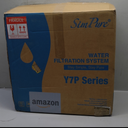 SimPure Y7P-BW UV Countertop Reverse Osmosis Water Filter, NSF/ANSI 58 Certified, 5 Stage RO Water Filtration System, Water Purifier for Home, 4: 1 Pure to Drain, BPA Free (No Installation Required)