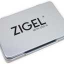 Metal Case Stamp Pad Medium Size, Black Color - Size: 3" x 4" - Choose from 15 Ink Colors