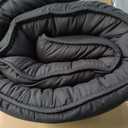 MAXYOYO Japanese Floor Mattress 4" Thick Twin Size Foldable Futon Mattress | Sleeping Pad Foldable Roll Up Mat Boys Girls Dormitory Pad Kids Floor Lounger, Black