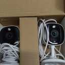 2K Cameras for Home Security-Outdoor/Indoor Camera for Dog/Cat/Pet/Nanny/Baby/Elderly, Color Night Vision, White Light, Siren, 24/7 SD Recordings, Works with Alexa, Plug in (C1-White-2pack-2.4G)