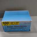 100 Count 22 x 22 Super Absorbency Disposable Underpads, Leakproof Quick Drying Disposable Pads for Baby, Puppy and Adults, Puppy Pads, Cat Pee Pads for Dogs, Potty Puppy Training Pads