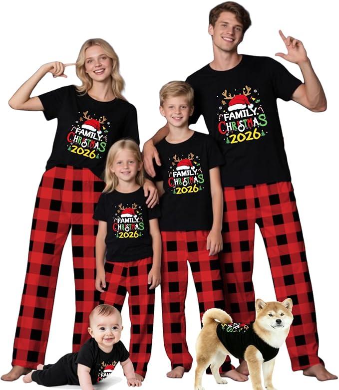 Brand: MI X TEE MI X TEE Family Christmas Pajamas Matching Sets, Christmas Pajamas for Family, Xmas Jammies, XL (Adult One Set Only)