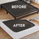 Box Spring Cover Twin Size - Jersey Knit & Stretchy Wrap Around 4 Sides of The Box Spring, Alternative for Bed Skirt, Ultra Soft, Wrinkle & Fading Resistant, White