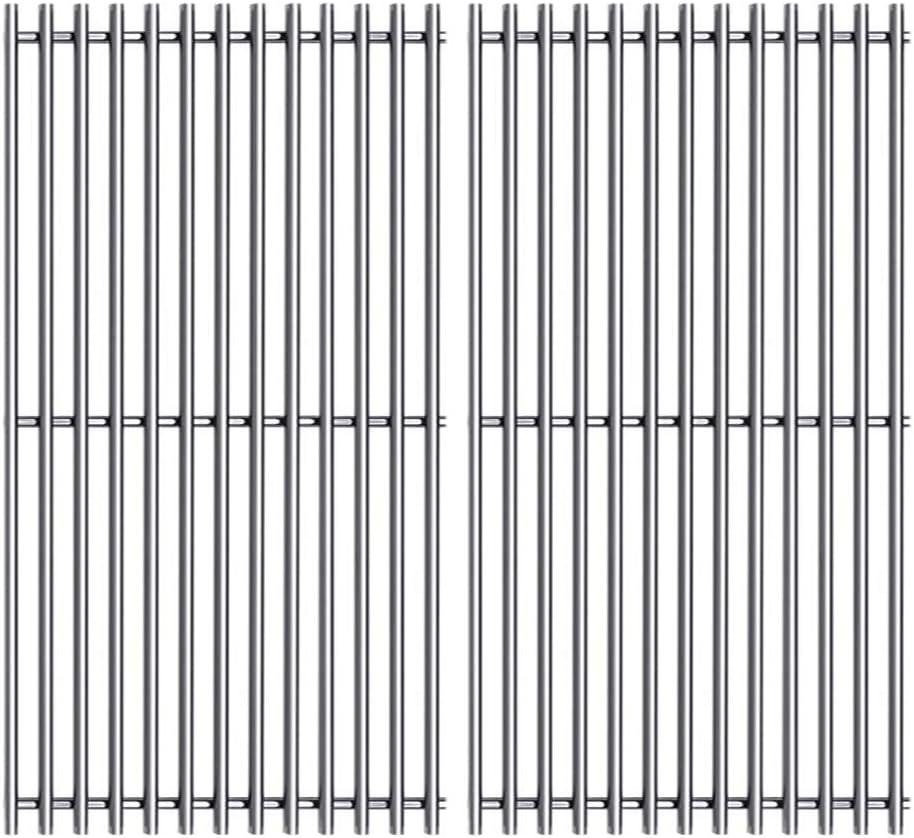SG637(2-Pack) 17.5" Stainless Steel Cooking Grates Grid Replacement for Weber Spirit 200,E-210 (2013-2016), E-220, S-210 (2013-2016), S-220 Series Gas Grills for Weber 7637