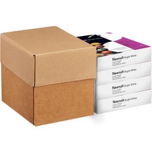 Neenah Paper Bright White Cardstock, 8.5" x 11", 65 lb/176 gsm, Bright White, 96 Brightness, 1000 Sheets, (Pack of 4)