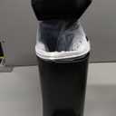 Cesun Small Bathroom Trash Can with Lid Soft Close, Step Pedal, 6 Liter / 1.6 Gallon Stainless Steel Garbage Can with Removable Inner Bucket, Anti-Fingerprint Finish (Matt Black)