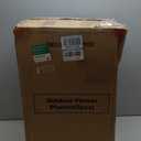 24" Tall Urn Planters for Outdoor Plants, Urns and Pedestal, Beige, 23.62"H x 15.75"W x 19.69"D