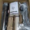 Dimmable Floor Lamp - 3 Lights Arc Floor Lamps for Living Room, 1000LM Modern Tall Standing Lamp With Beige Shades, Mid Century Tree Floor Lamp for Bedroom Office, 3 LED Bulbs Included - Brown