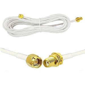CORONIR 33ft WiFi Antenna Extension Cable SMA Male to SMA Female RF Connector Adapter for Wireless LAN Router Bridge & Cellular Antenna Extension
