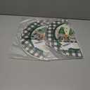 2 x XCHI Plaid Gnomes Shamrocks Clovers Golds St. Patrick's Day Round Placemats Set of 4 Table Mats for Party Home Kitchen Dining Table Decorations 14x14 Inch