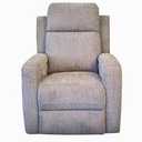 2 Set Sitswell Kasen Glider Recliner - Gray Chenille (Measures 31.89 inches W x 37.8 inches D x 40.16 inches H)