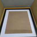 Americanflat 20x24 Picture Frame with Polished Plexiglass - Use as 16x20 Frame with Mat or Display 20x24 Photo Without Mat - Hudson Collection - Wide Picture Frames for Wall Display - Black