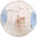 Large Hamster Wheel Sport Running Ball Hamster Toys for Hamsters Guinea Pig Mice Ferret Small pet 7.3 x 7.3 x 7.3 (Blue)