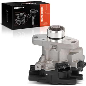 A-Premium Ignition Distributor with Cap and Rotor Compatible with Dodge Avenger 1995-2000, Stratus 1995-2000 & Chrysler Sebring 1995-2000, Cirrus 1995-2000, 2.5L