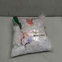 PIEPLE Grey Snowman Bar Stool Cover Set of 4, Christmas Fantasy Forest Winter Snowflake Stretch Removable Bar Stool Chair Covers with Backs Pub Counter Stool Chair Slipcover for Dining Room Cafe