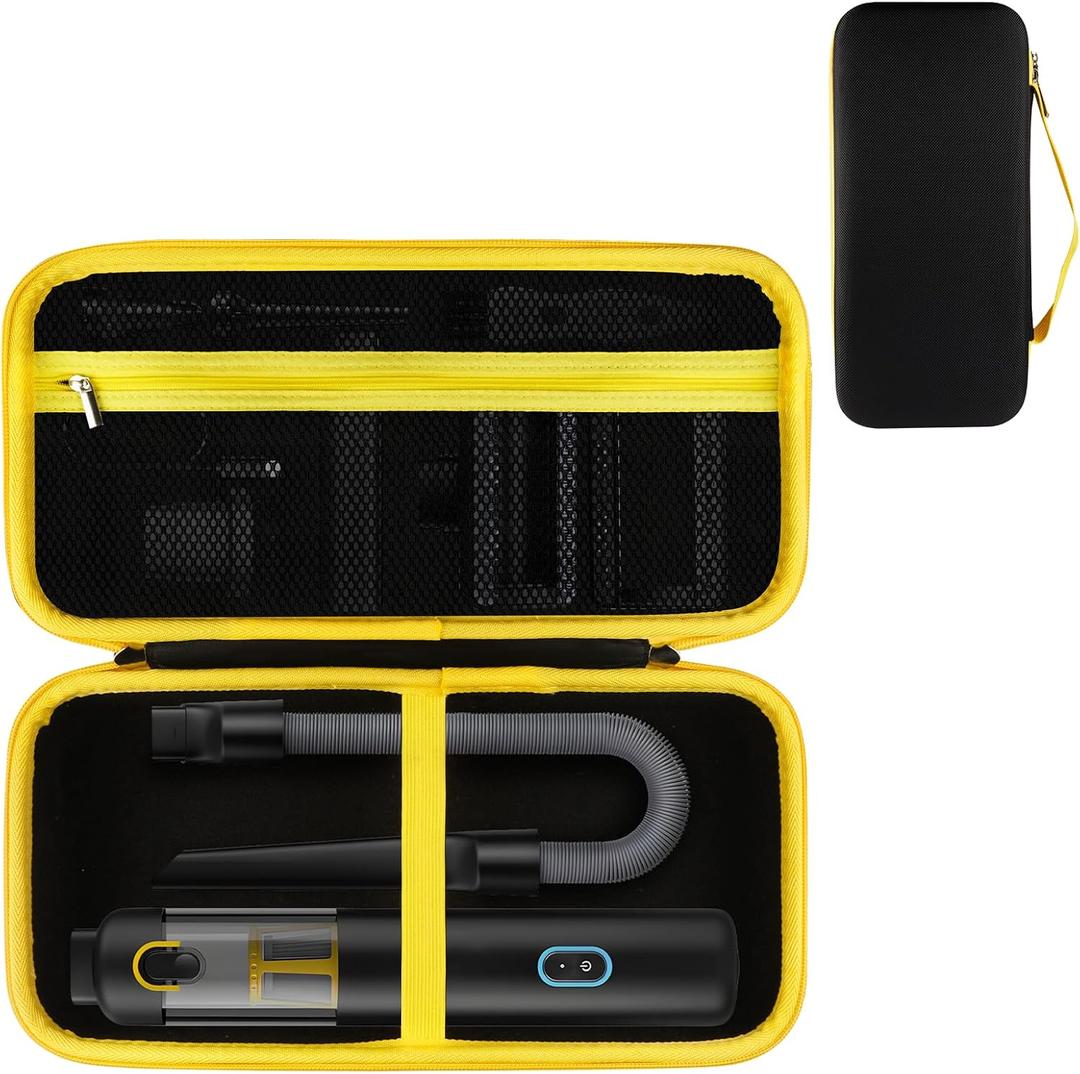 Case for Fanttik Slim V8 Apex/Slim V8 Mate/V10 Apex/Slim V10 Mate Portable Cordless Car Vacuum and Accessories Hard Storage Bag (Case Only)