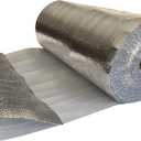USA Reflective Insulation Bubble Roll, 48" Width x 125' Length, Colder Climates, One-Sided Thermal Bubble Roll, Radiant Barrier Wrap