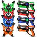 Stlloys Laser Tag, Laser Tag Guns Set of 4 with Vests, Infrared Lazer Tags Game, Lazer Tags Set 4 Player for Kids Adults, Toys for Kids Ages 6 7 8 9 10 11 12+ Year Old Boy Birthday