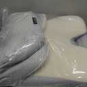 Cervical Neck Pillow for Pain Relief Sleeping, Cooling Ergonomic Contour Side Sleeper Pillow for Neck Support, Odorless Soft Memory Foam Orthopedic Bed Rest Pillow for Back Stomach Sleeper, Grey