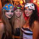 Urieo Halloween Headband Pumpkin Hair Bands Wide Festival Hair Accessories for Women