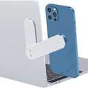 SideEye Phone Mount | Double Your Screen with Our Smartphone Magnetic Holder | Compatible with Any Type of Laptop and Smartphone (Silver)