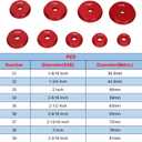 Bearing Press Kit, Bearing Race and Seal Driver Set, Bearing Race Punch Set with Seal Driver and Bearing Adapters, Bearing Seal Driver Kit (43 Piece Bearing Press Kit)