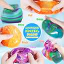 4Pack Fidget Toys Mini Squishy Stress Cube, Stress Balls for Kids, Adults Squishies Anxiety Stress Relief, Ice Squishy Cube Sugar Balls, Sensory Toys for Kids with Autism, Fidgets for Classroom Prize