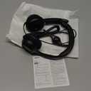 Logitech H390 Wired Headset for PC/Laptop, Stereo Headphones with Noise Cancelling Microphone, USB-A, in-Line Controls, Works with Chromebook - Black