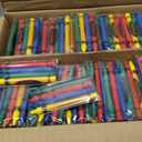 Madisi Crayons Bulk Pack, Regular Size, 4 Colors, 250 Packs, 1000 Count
Crayons Bulk Individual Packs for Kids, Box of Crayons Classroom Set