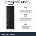 Amazon Basics Portable Room Darkening Blackout Curtain Shade with Suction Cups, Noise Reduction, 50"W x 78"L, Moon and Stars, 1-Pack
