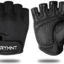Workout Gloves for Women Men - Weight Lifting Gloves with Full Palm Protection & Extra Grip for Women Gym, Weightlifting, Weight Lift, Rowing, Exercise, Sport, Cycling (Small, A5-Black)