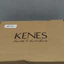 KENES Bathroom Faucets for Sink 3 Hole, Brushed Nickel 2 Handle 8 Inch Widespread Bathroom Faucet, Bathroom Vanity Faucet with Pop Up Drain & Supply Lines, LJ-9075