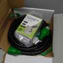 RVINGPRO 30 Amp Generator Cord 25FT and Power Inlet Box, Pre-Drilled 30 Amp Generator Inlet Box with Cord, NEMA L14-30P to L14-30R Generator Cord Waterproof Combo Kit, ETL Listed