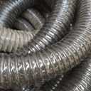 Pond Tubing ID 2" × 50ft Black Corrugated Flexible Pump Hose