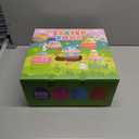 LEASEN [ 12 Surprise Golden Eggs ] 500 Pack Plastic Easter Eggs Bulks, 2.3 Inch Empty Easter Eggs, Bright Colors Plastic Eggs Fillable for Easter Hunt, Basket Stuffers Fillers, Easter Party Favor