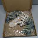 Home Wreaths for Front Door - 12 Inch Hanging Wooden Wreath with Bow for Farmhouse Indoor Outdoor, Rustic Greenery Wreath with Eucalyptus Welcome Sign for Home Wall Housewarming Decor