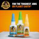 Gorilla Super Glue with Brush & Nozzle Applicator, Clear Glue, 12 Gram (Pack of 2) - All Purpose and Fast Setting for Projects and Repairs