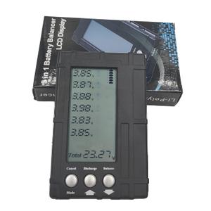 Digital Lipo Battery Capacity Checker Balancer Discharger for Storage and Voltage Meter Tester Servo Tester for 2-6S LiPo/Life Battery