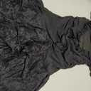 Women's Western Sleeveless Dress V Neck Cowgirl Lace Tiered Layered Music Festival Mini Dresses (Black, S)