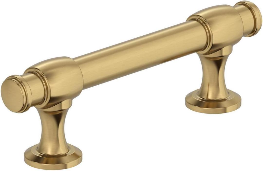 Amerock BP36770CZ | Champagne Bronze Cabinet Pull | 3 in (76 mm) Center-to-Center Cabinet Handle | Winsome | Drawer Pull | Kitchen Cabinet Handle | Furniture Hardware