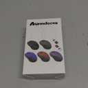 Mouse for MacBook Wireless Bluetooth Mouse Laptop MacBook Air Mac Pro Rechargeable Silent PC iPad Optical Mouse with Jiggler Dual Mode Switch Bluetooth 5.2/3.0 and 2.4GHz USB Type-C Receiver Black